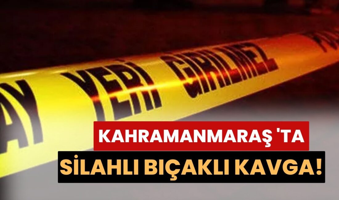 Kahramanmaraş'ın Dulkadiroğlu ilçesindeki şiddetli