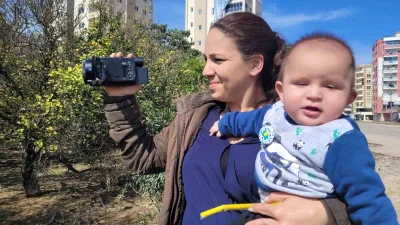 Adana'da görev yapan gazeteci Beril