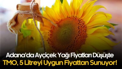 Adana'da ayçiçek yağı fiyatları bazı