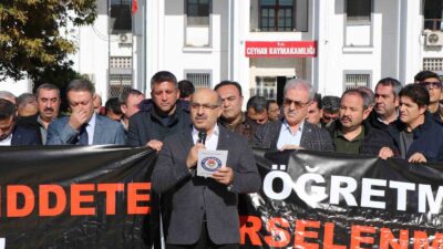 Adana'nın Ceyhan ilçesinde bir okul